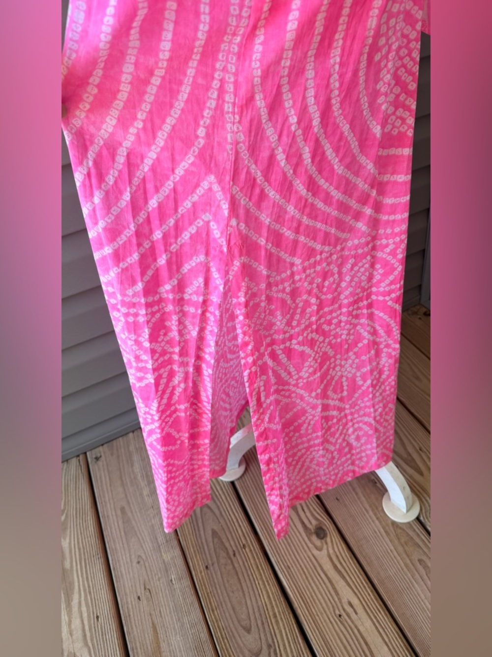 NWT- LOLA AUSTRALIA 🇦🇺 NORMAN BANDI COTTON MAXI PINK SZ M - Picture 6 of 12